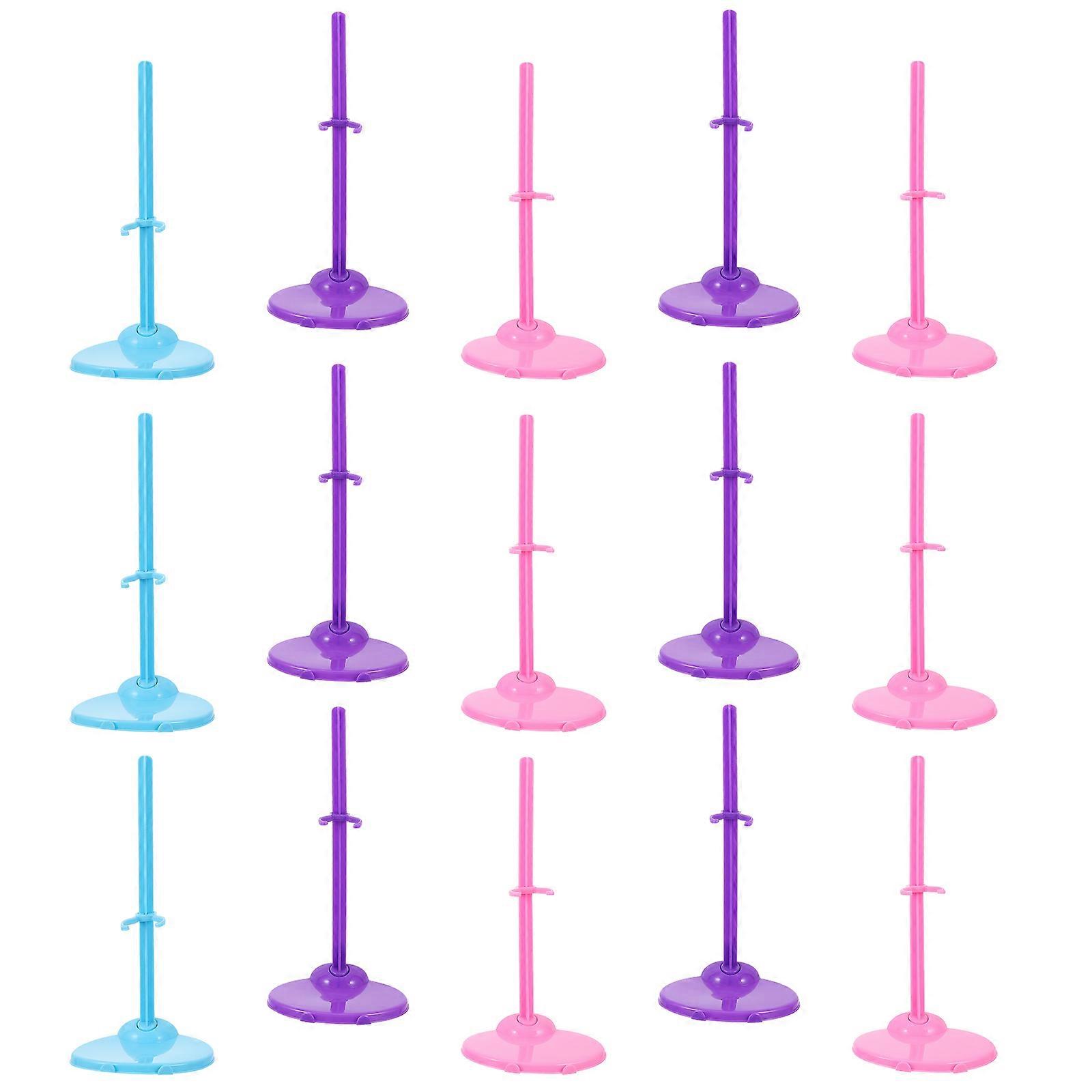 Assorted Color Doll Holding Stands for Storage Use with ABS 20Pcs Set