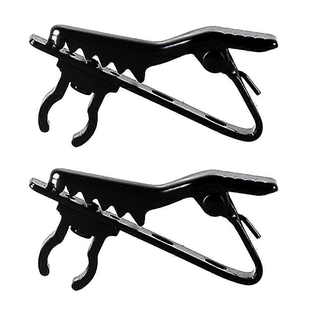 Microphone Cable Holder Clasp Alligator Clip on Mic Lapel Clamp for Secure Placement for Improved Audio Recording