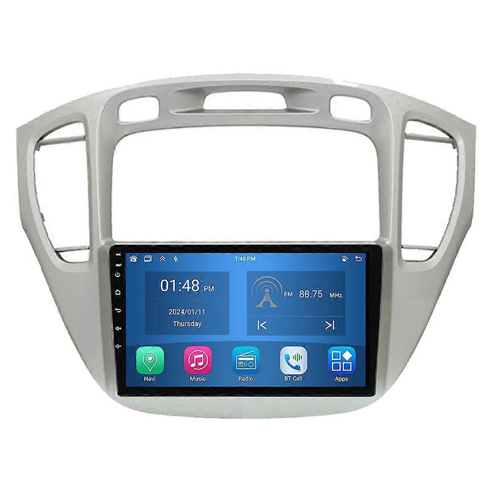 Auto Multimedia Speler 4G + 64G Voor Toyota Highlander 1 XU20 2001-2007 CarPlay Android Auto Stereo Radio GPS Navigatie Autoradio Bluetooth