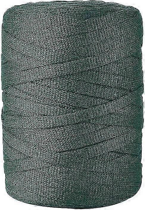 Garden Twine Environmentally 328 Feet Flat Polyester Cord Hollow Braid Cord for Garden and Home Organizing Craft Supplies DarkGreen DIY 26s