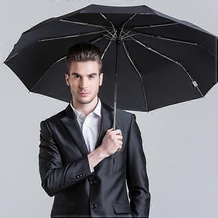 Umbrella - REV'DESIGN - Automatic - Windproof - Foldable - Black