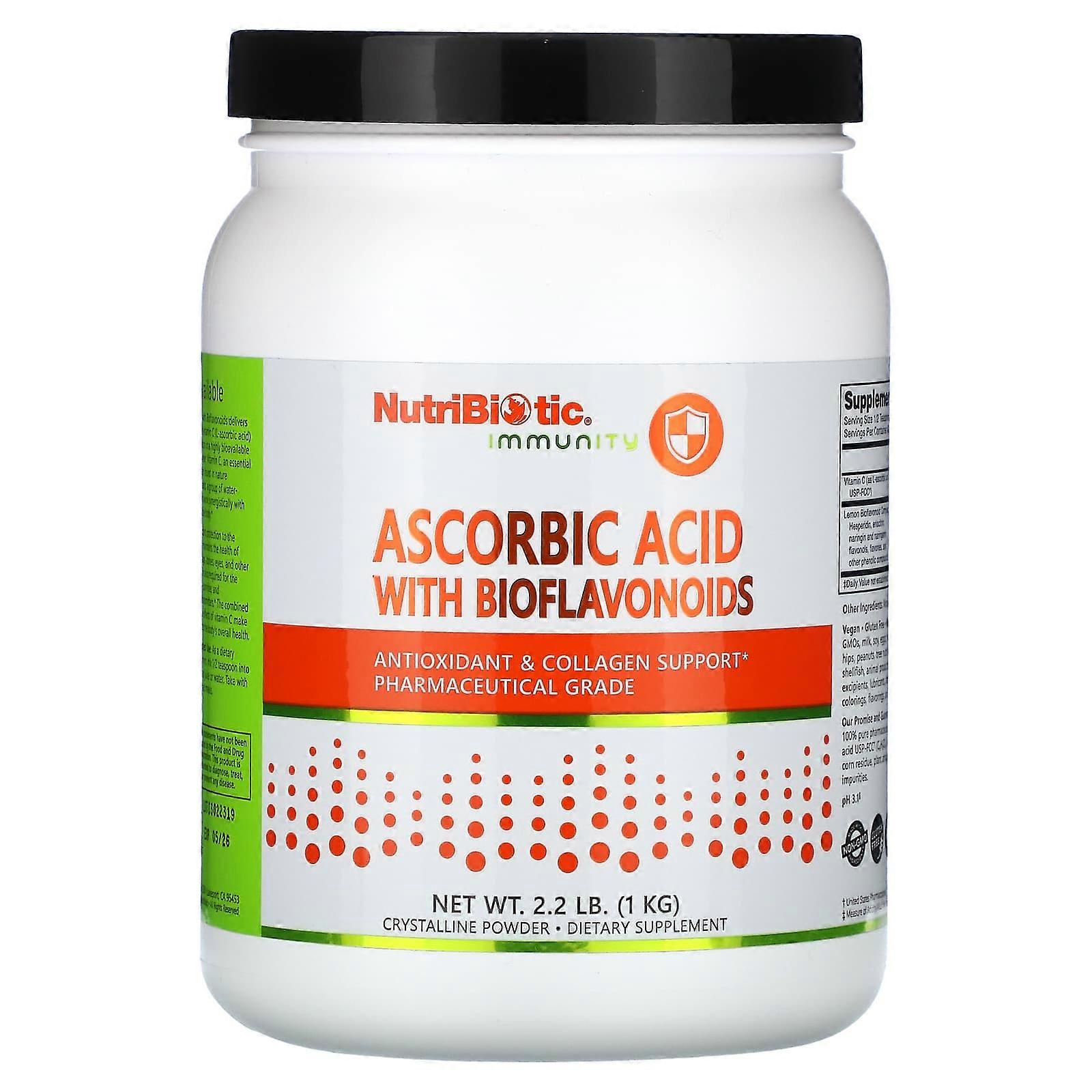 Immunity, Ascorbic Acid with Bioflavonoids, 2.2 lb (1 kg)