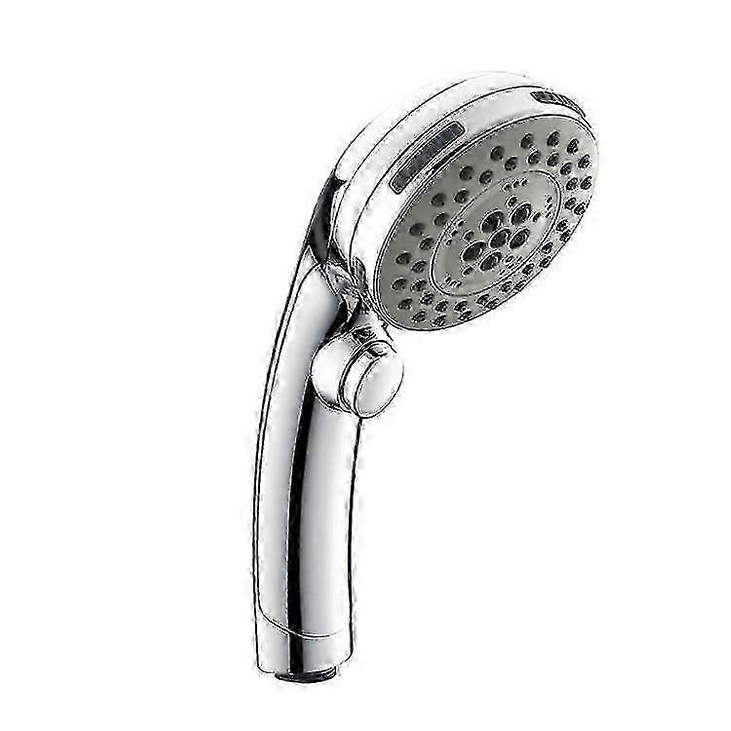 High Pressure 6 Setting Shower Head Hand-held With On/off Switch And Spa Spray Mode - Hand Held Shower Head With Handheld Spray - - Chrome