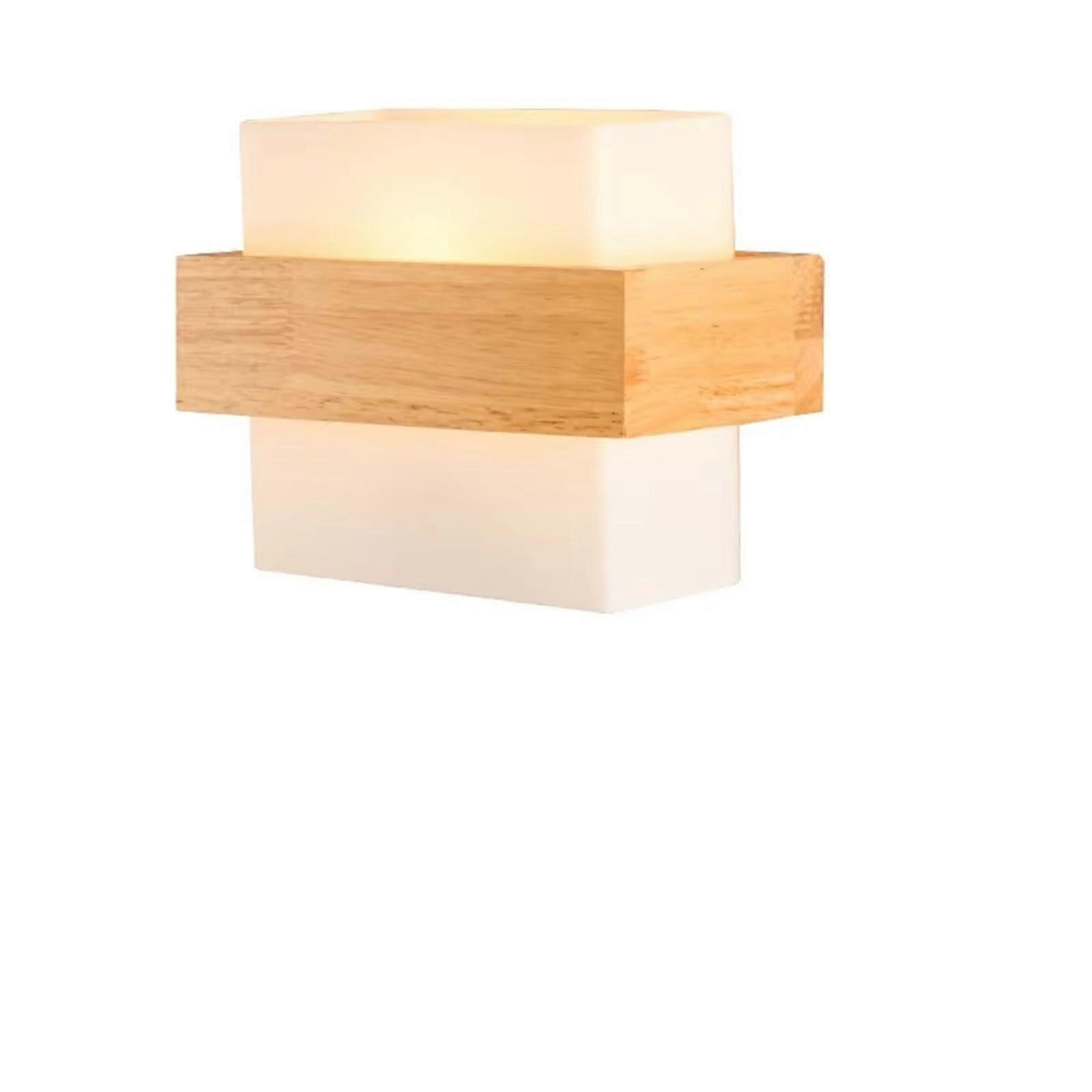 Modern Wall Lights Solid Wood Wall Lamp, Bedroom, Study, Dining Room, Balcony, Cool White Finish
