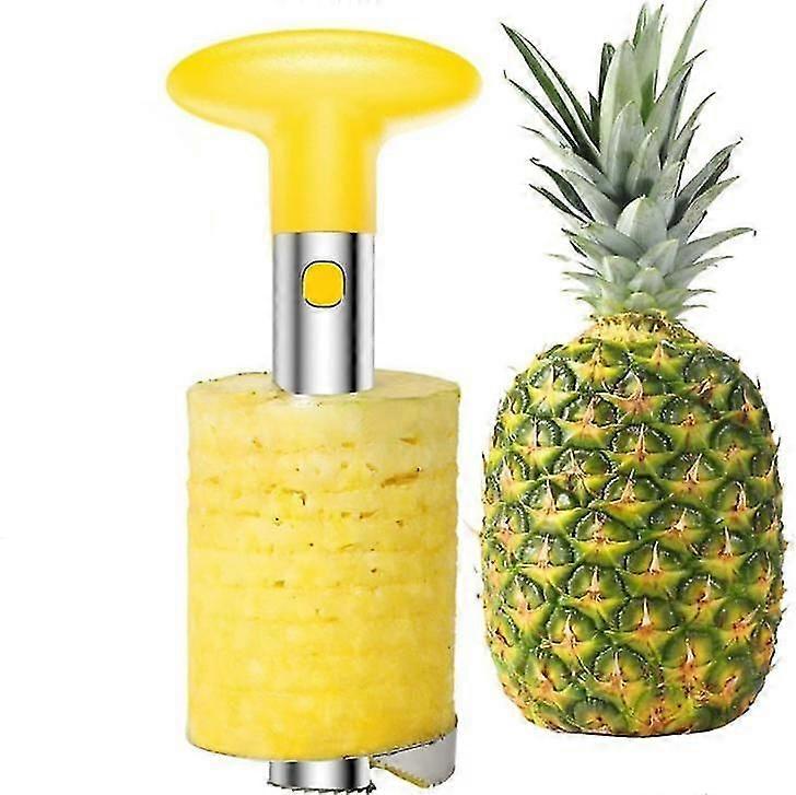 Pineapple Peeler,stainless Steel Pineapple Corer Remover Slicer Tool For Home & Kitchen With Sharp Blade For Diced Fruit Rings