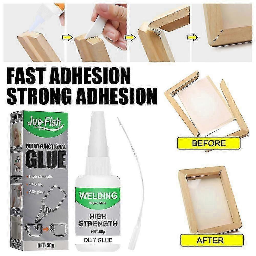 Welding High Strength Oily Glue - Universal Superglue Mighty Instant Glue for Resin Ceramic Metal Glass