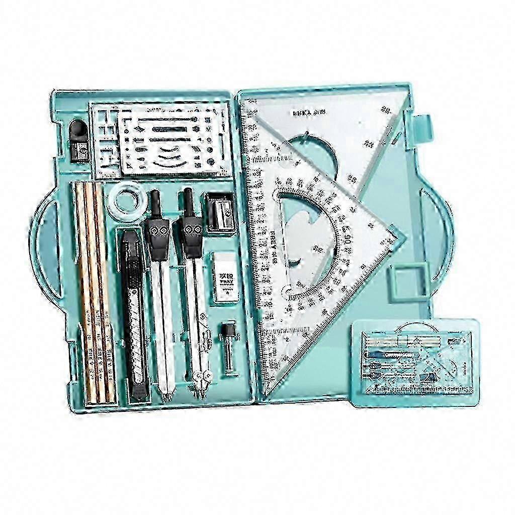 Professional Geometry Set for Architects & Engineers: Compass, Protractor & Drafting Tools for Technical Drawing