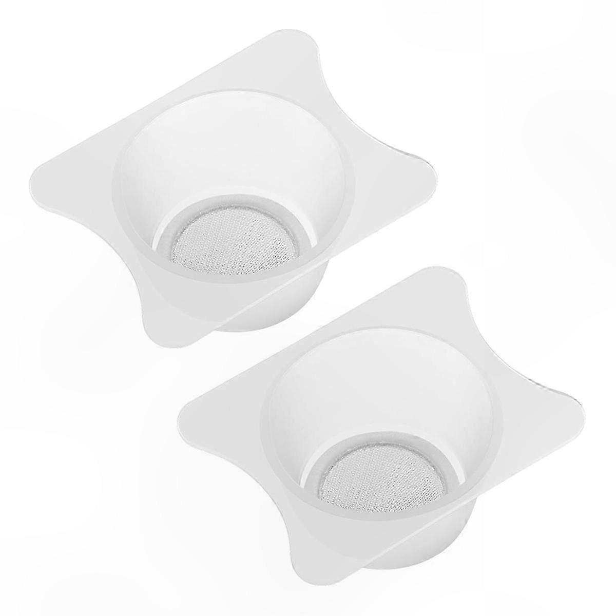 2-Pack PP Strainer Filters for Airbrush Paint Accessories, 1.30 x 0.98 Inches, Crafting Tools