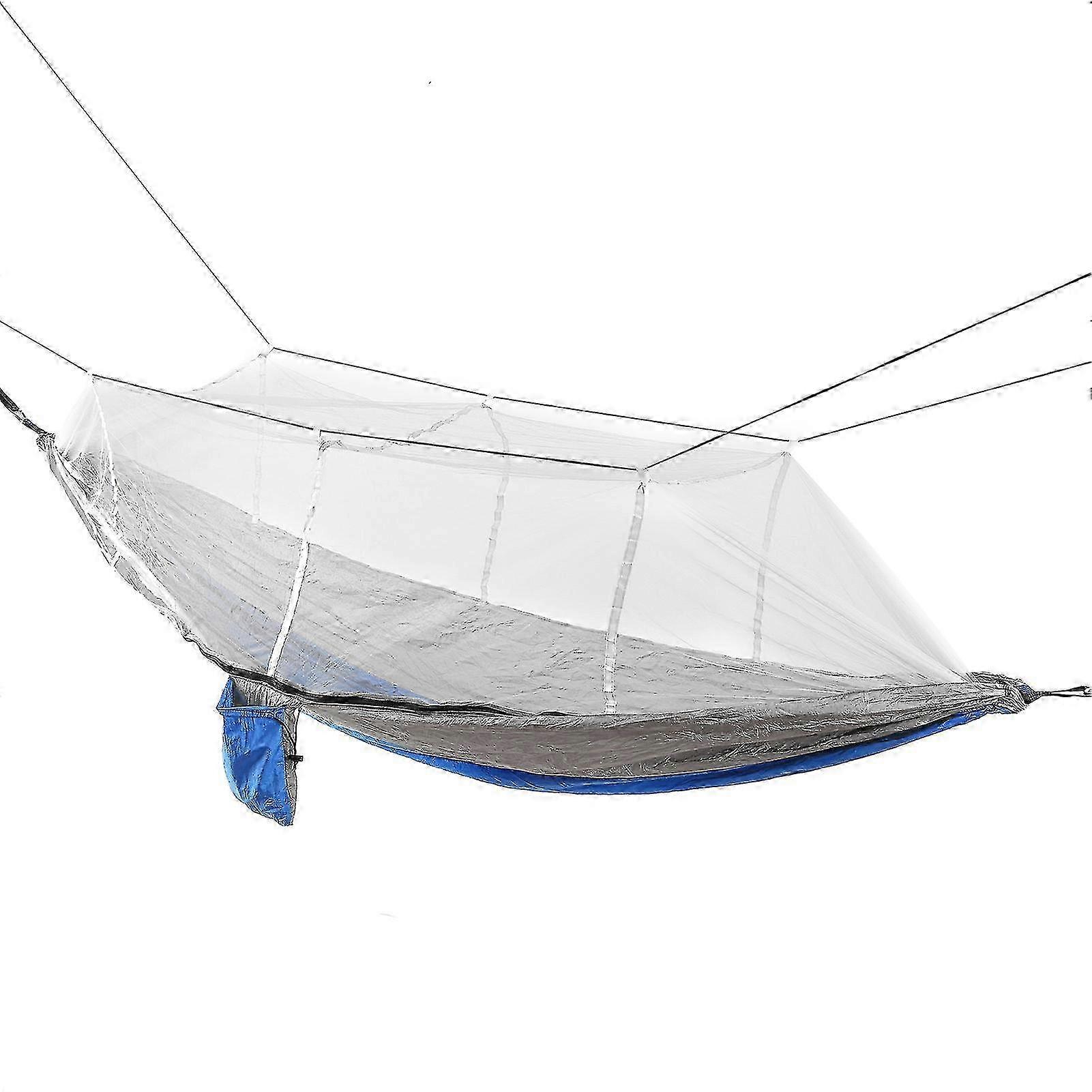 Single Double Camping Hammock with Mosquito Net Portable Lightweight Tree Straps