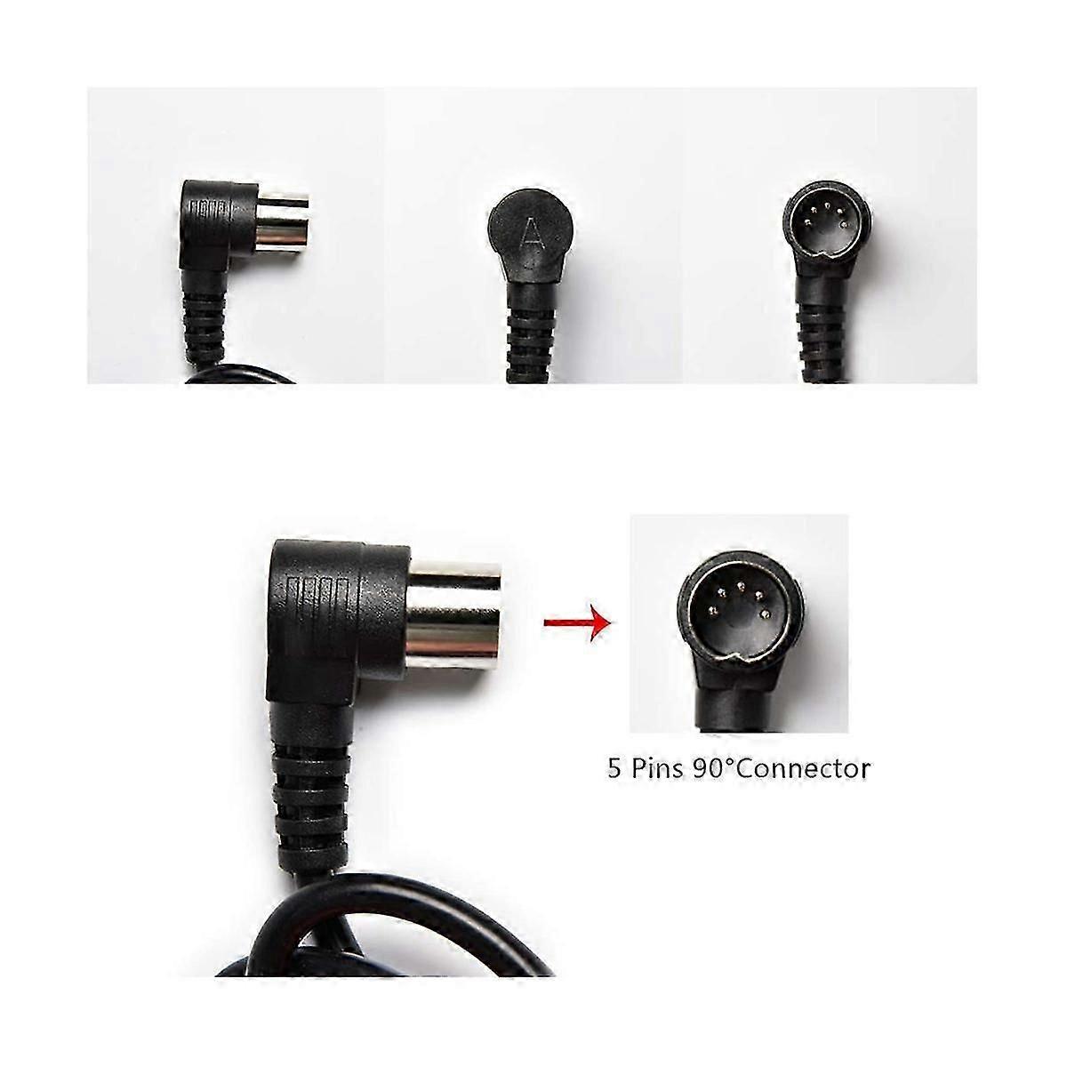 Lift Chair Remote Replacement, 5 Pin 2 Button Power Recliner Remote for Okin Limoss Pride - Elbow