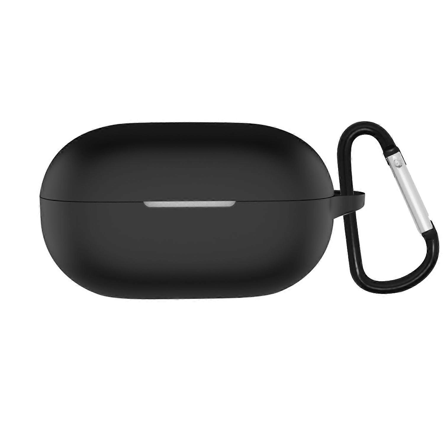 Silicone Cover for compatible with Beats Solo Buds, Drop-proof Soft Case with Carabiner, Protective Earphone Sleeve for Charging Box