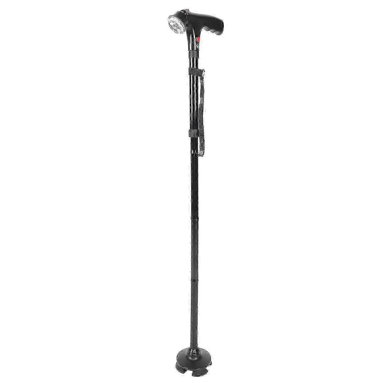 Multifunctional Elderly Walking Stick with Light Adjustable AntiSlip Walking CaneYMMR)