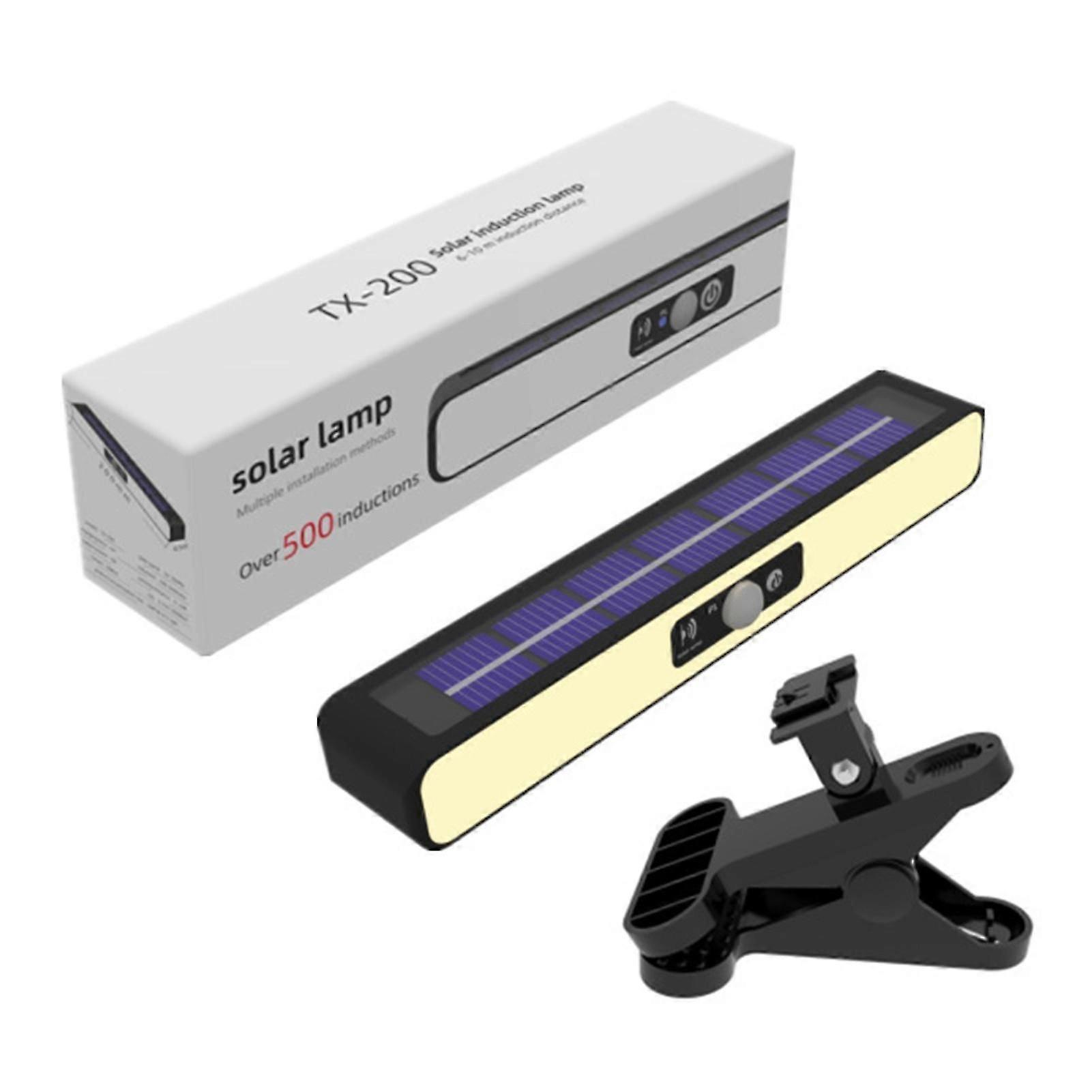 Klipsli Güneş Hareket Sensörü Işıkları, Dış Mekan Su Geçirmez Çit Işıkları, Çit Garajı için Taşınabilir Güvenlik Işıkları