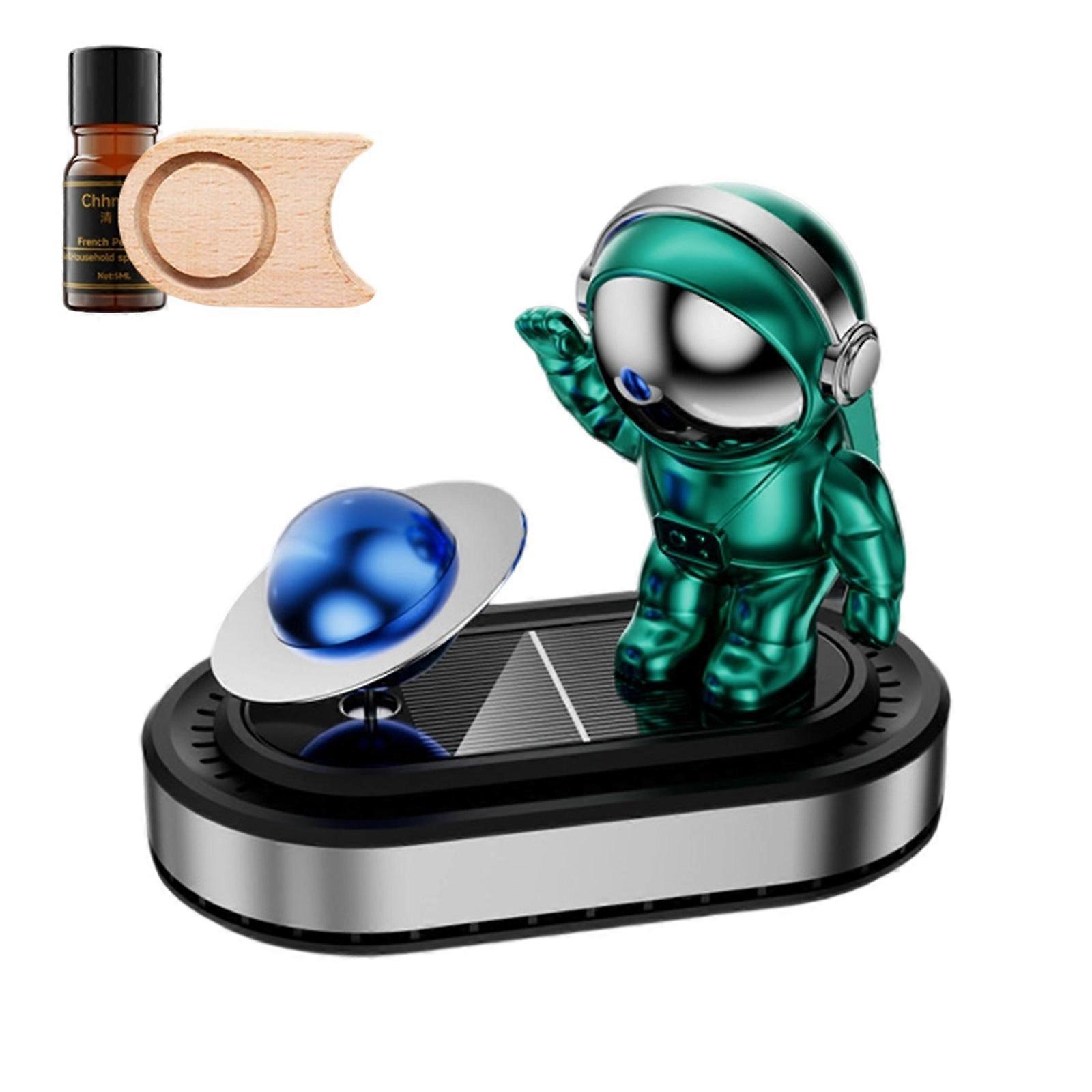 Essential Oil Diffuser Car Air Freshener Car Perfume Diffuser Solar Powered Astronaut Fragrances Dispenser Multicolor