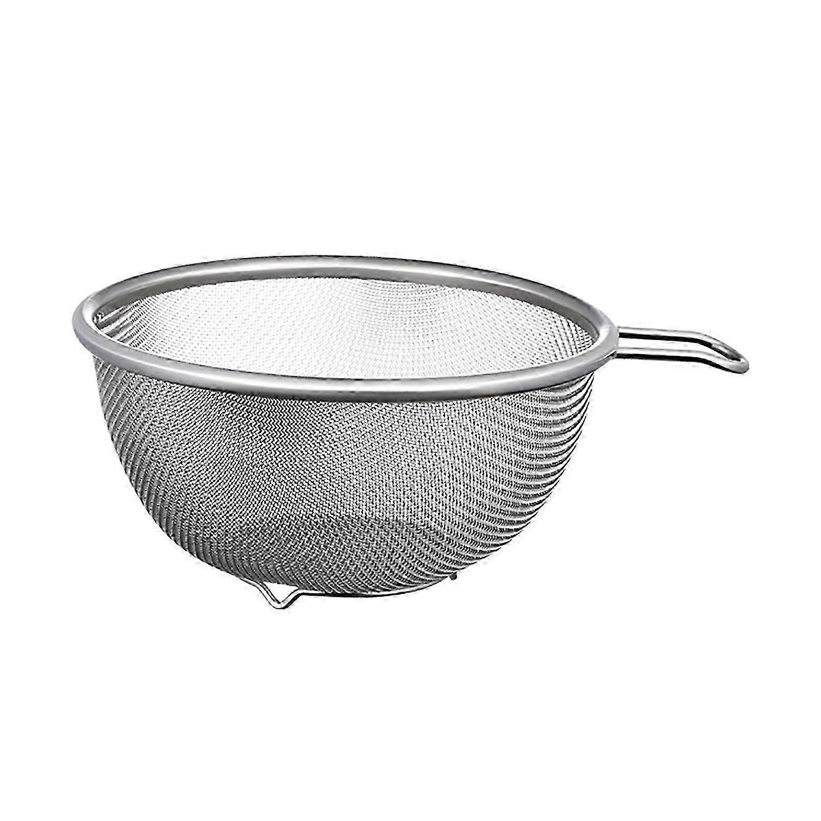 Multifunction Stainless Steel Strainer with Handle for Restaurant and Home Use