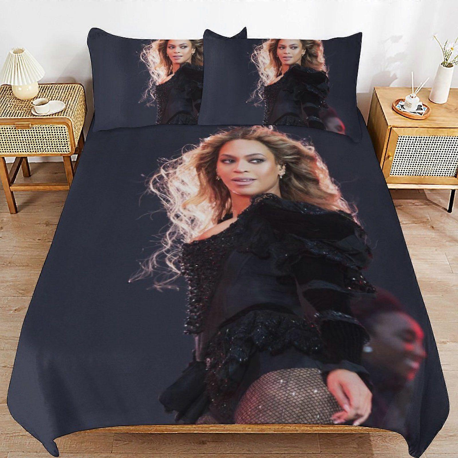 u21 Beyonc Everyday Sleep Soft Surface Zipper End Wrinkle Resistant Material Duvet Cover Sets Package n21