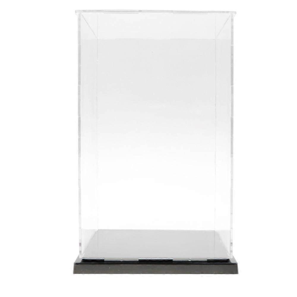 Clear Display Case With Black Base For Model E Figures