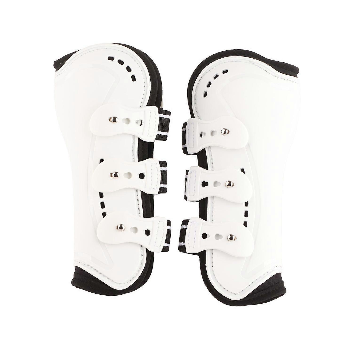 Horse Front Tendon Boots Adjustable Breathable Open Front Protective Horse Tendon Boots for Jumping 