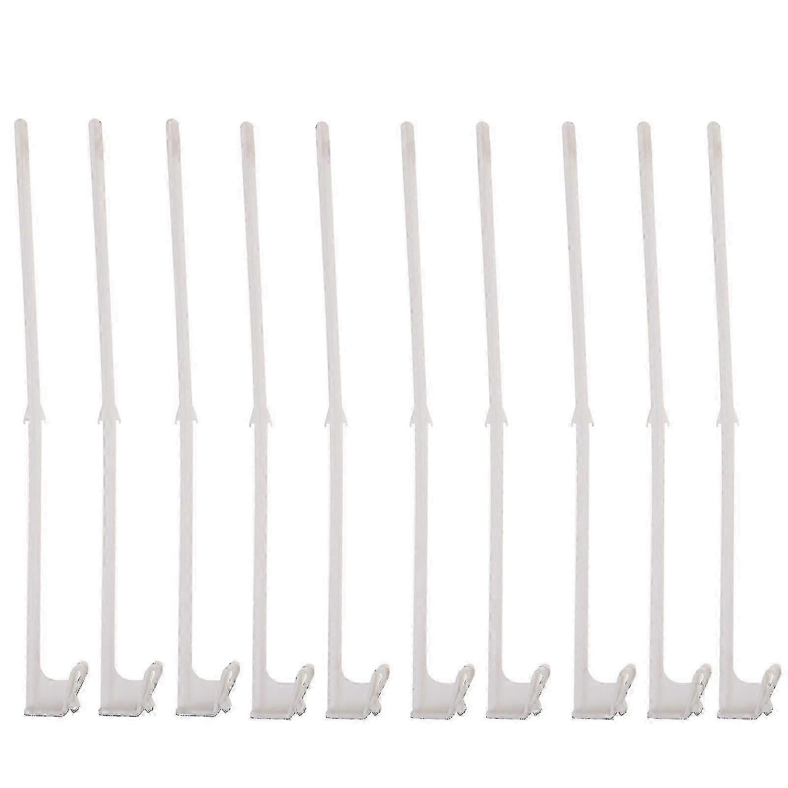 10Pcs Car Window Flagpoles Car Flag Window Clips Truck Flag Holder Without Flag - FFY