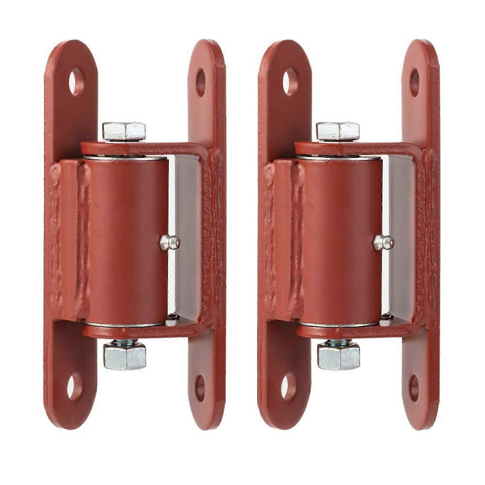 Practical 1100lb Capacity Metal Hinges Weatherproof Designs Convenient for Coastal Gate and Barn Entrances Daily Use  red Edition 1107