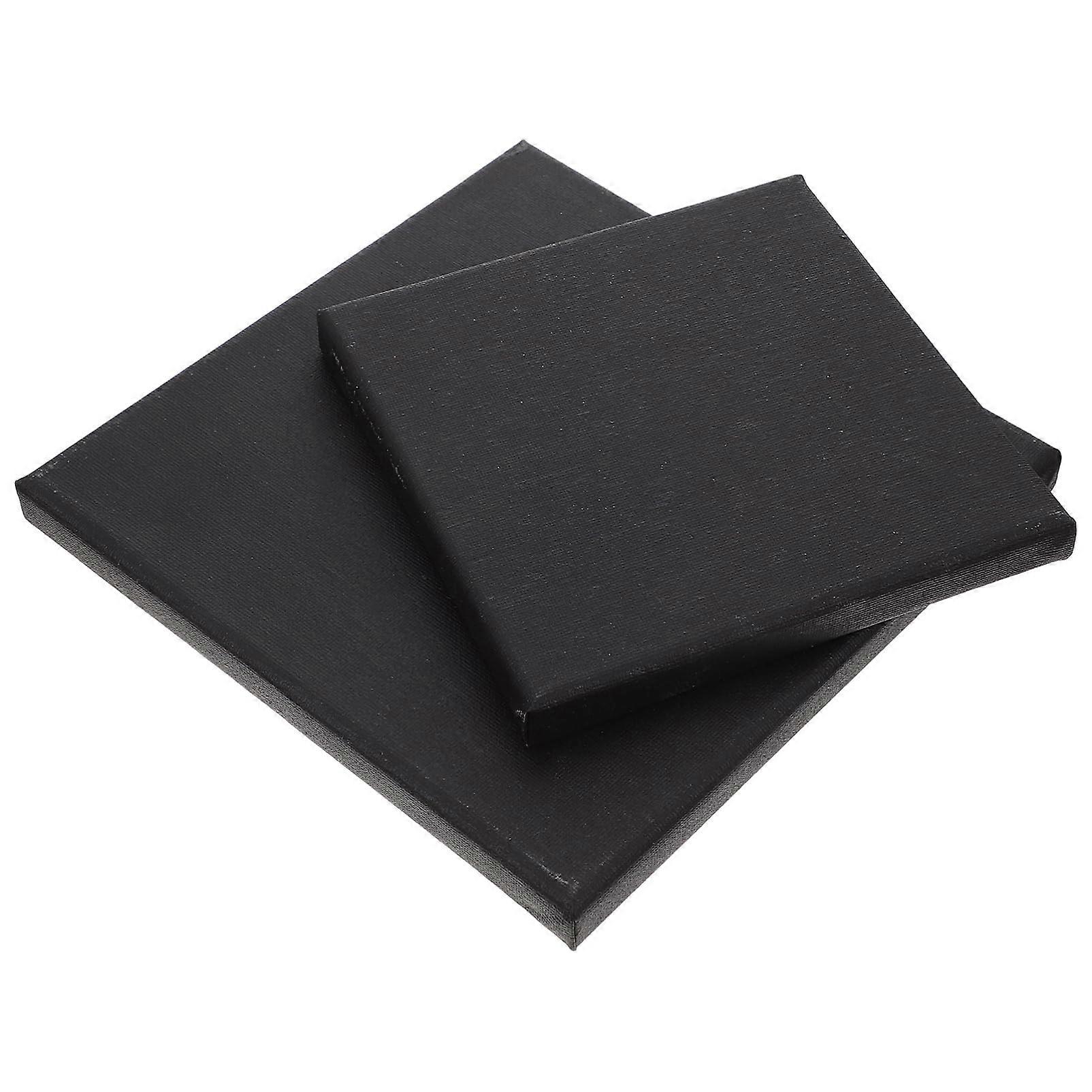 Oil Painting Frames 2 Pack Black for Stretched Canvas and Blank Canvas