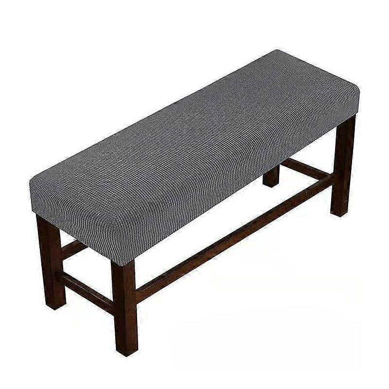 1PC Pineapple Checkered Dustproof Protective Cover Washable Long Bench Cover Solid Colour Stretch Slipcover Thickened