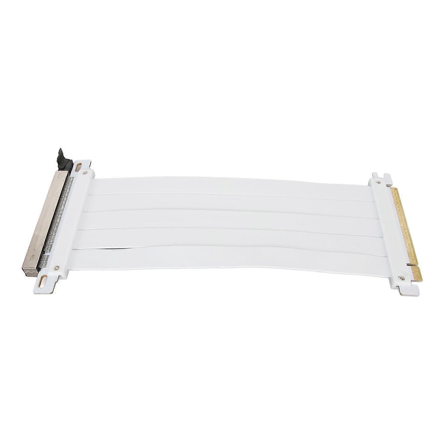 PCIE 4.0 X16 Extender Riser Cable High Shielding Property 180 Degree Flexible PCIE 4.0 Extension Cab