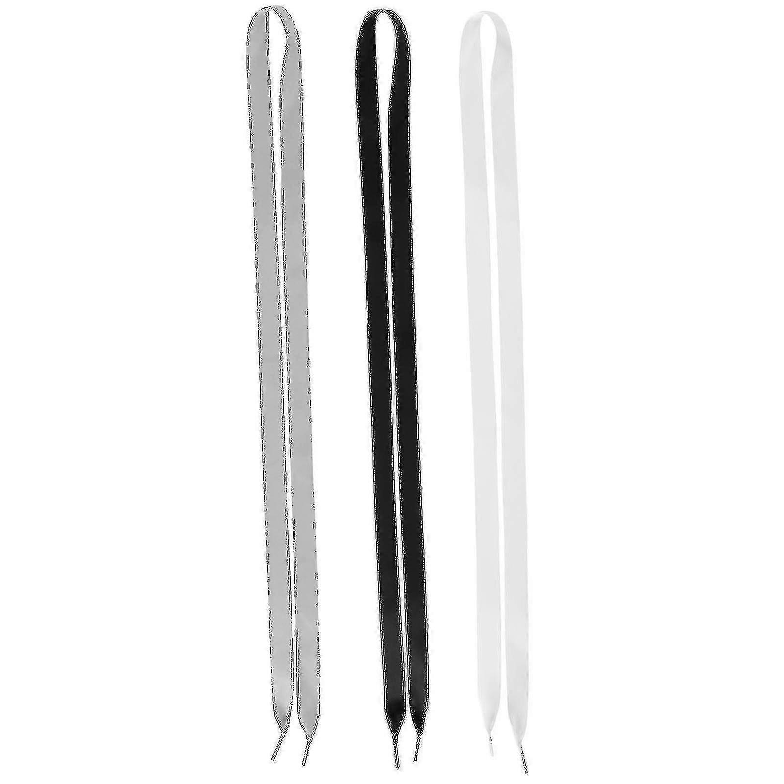 3pcs Flat Boot Shoelaces – Elastic & Decorative Laces for Shoes