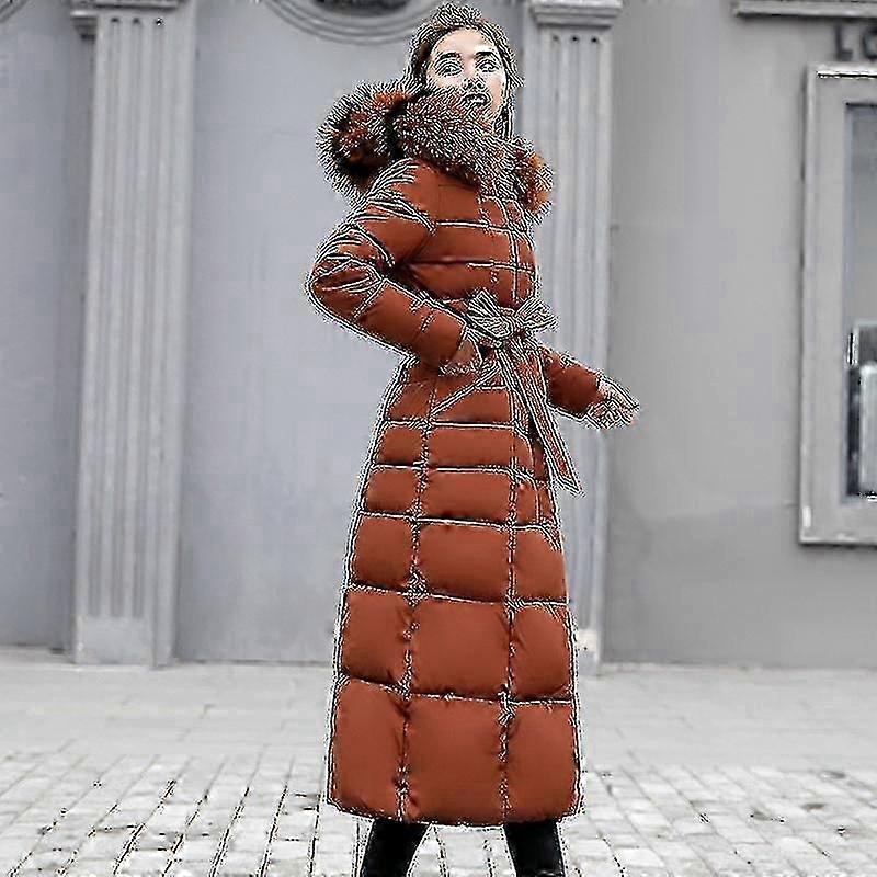 Winter Women's Down Coat Clothes Cotton-padded Thickening Long Jacket Down Plus Size