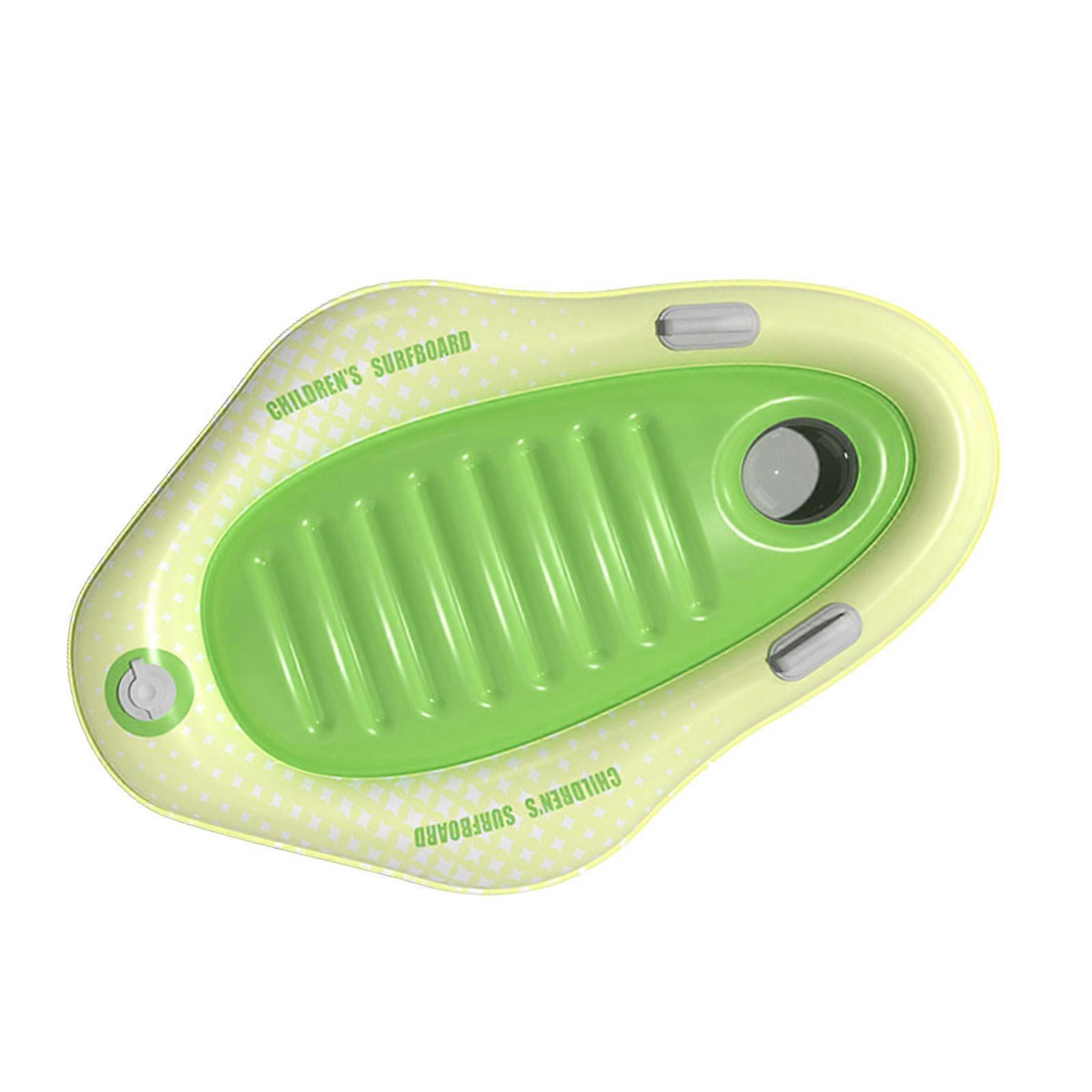 Thickened Inflatable Kids Surfboard With Handles Press Pump Design For Pool Beach Water Play PVC Floating Toy Multicolor