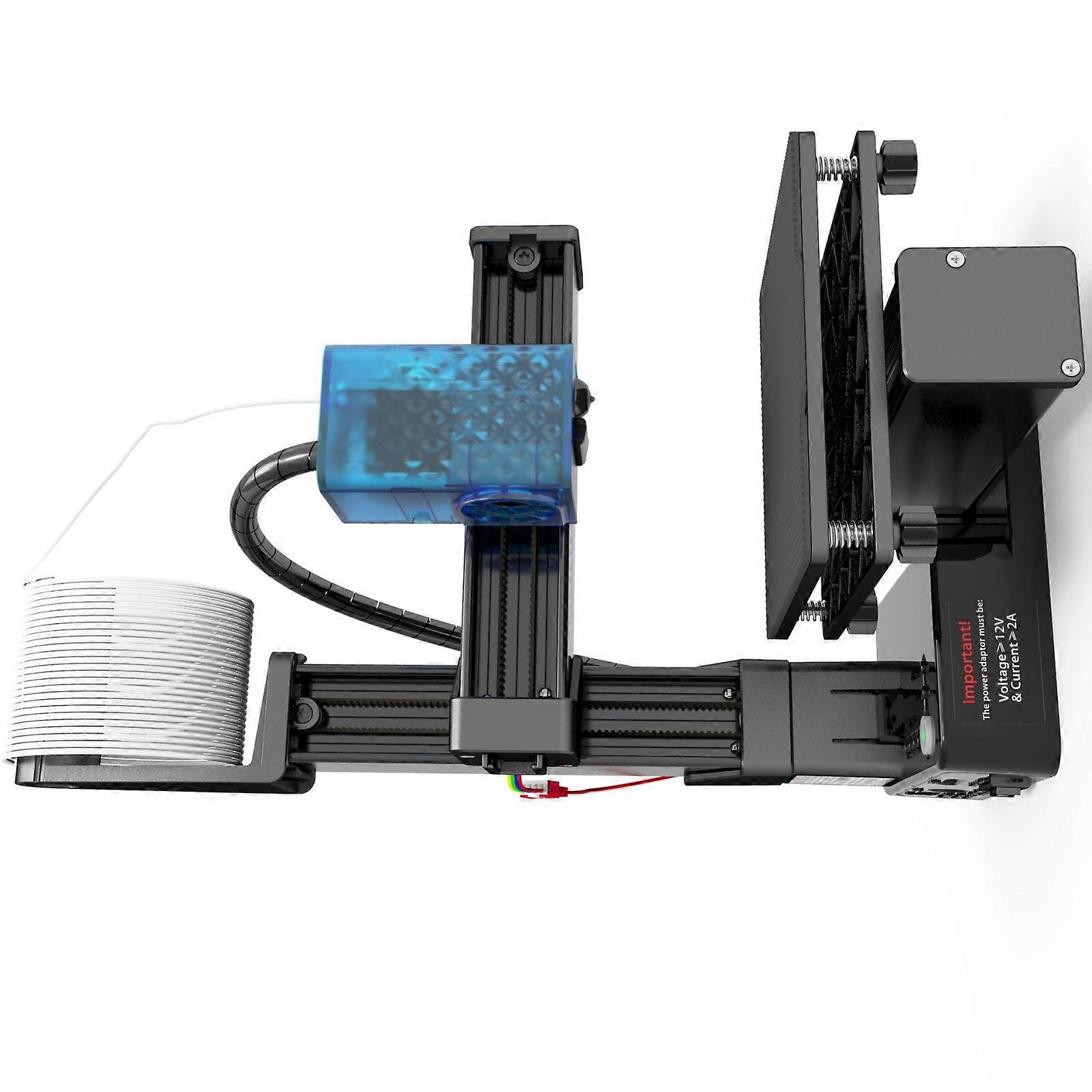 Taşınabilir Giriş Seviyesi TPU 1.75mm 3D Yazıcı, Başlangıç ​​Seviyesi Kullanıcılar İçin Baskı Alanı, Kurulum Kılavuzu, Dilimleme Araçları ve Siyah Renk