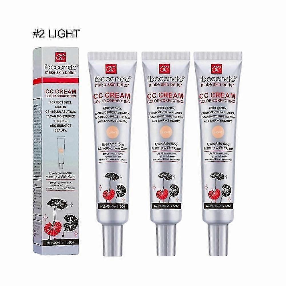 suitable for 1-3X CC Cream with Centella Asiatica Color Correcting CC Cream Lightweight Skin