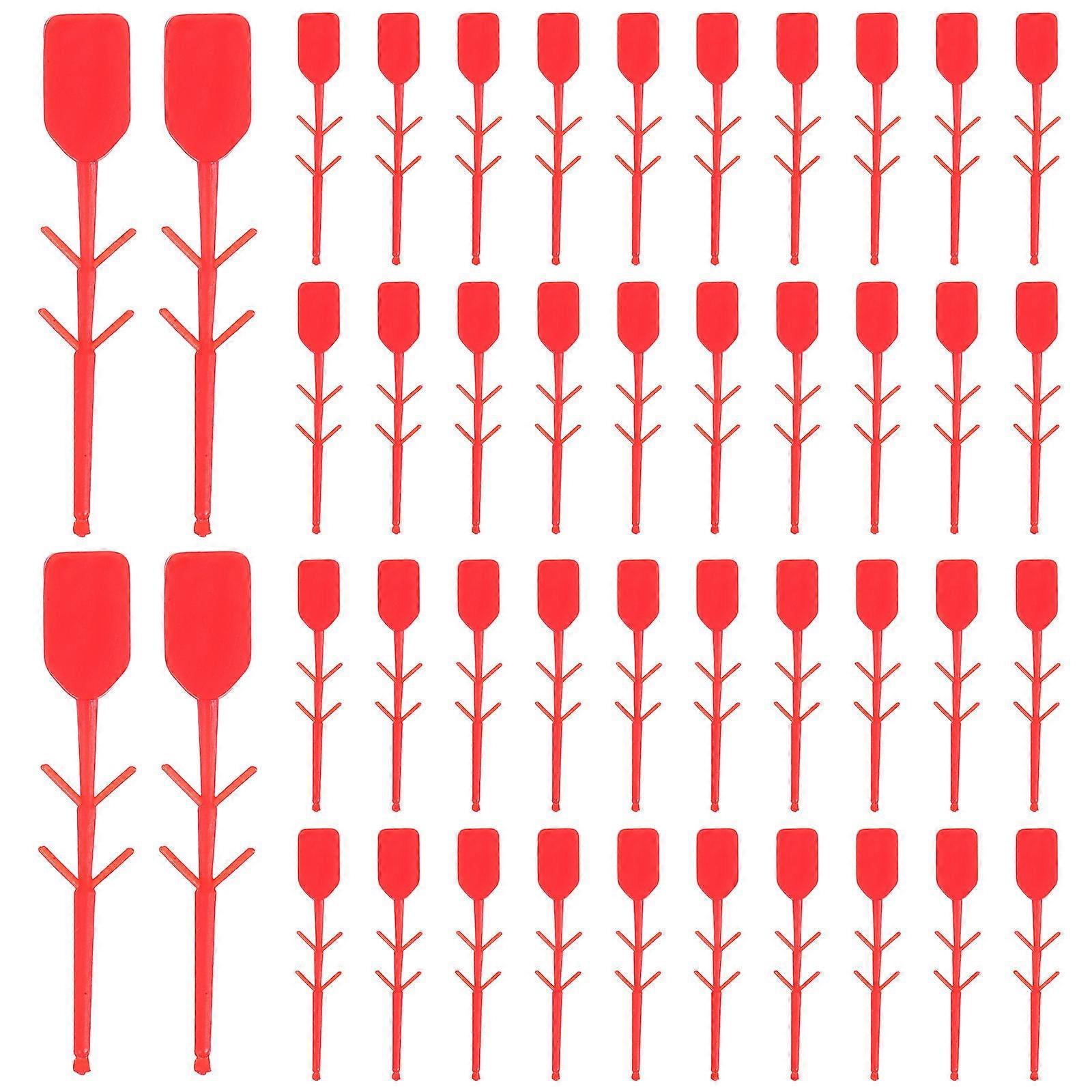 Plastic Fire Extinguisher Tamper Seals for Maintenance with Red Self-Locking Pull Pins 100Pcs