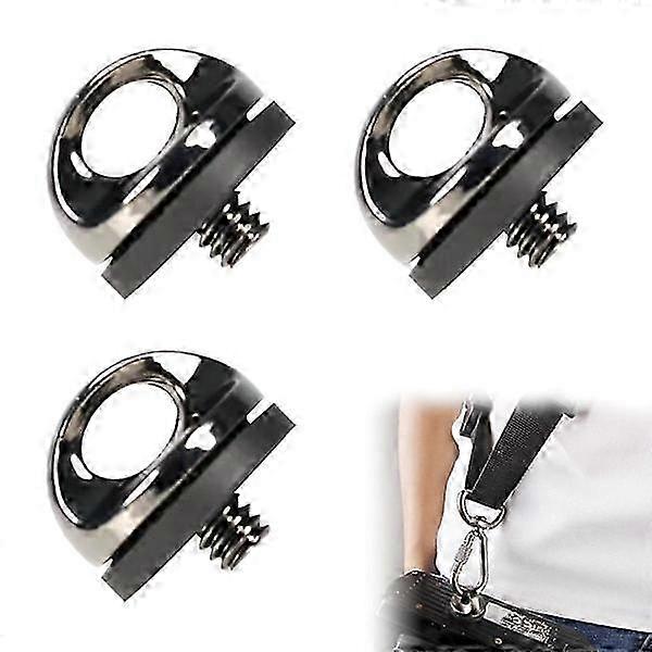 3pcs 1/4" camera strap screw adapter, SLR DSLR connection