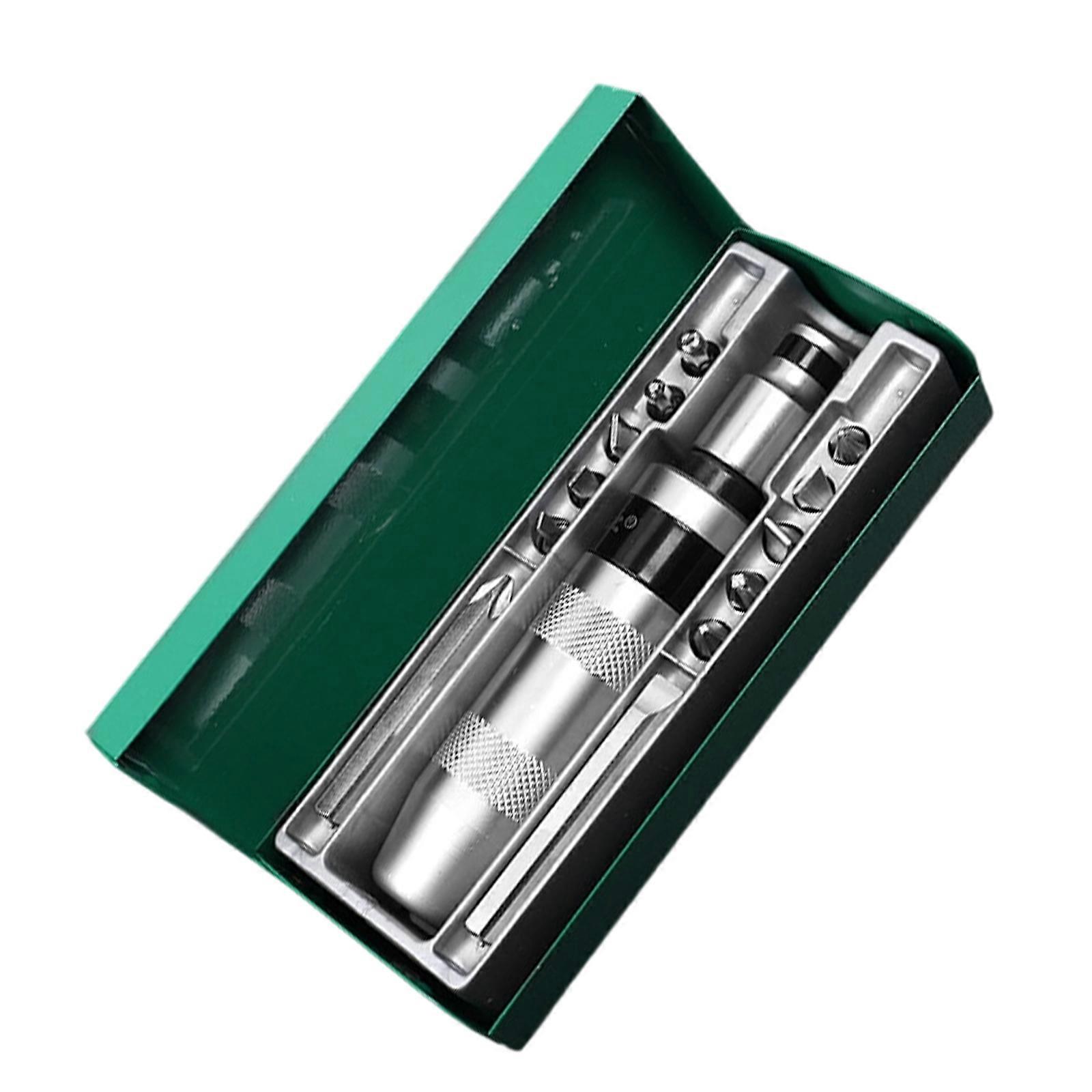 Impact Screwdriver Set With Detachable Head And Reversible Function For Automotive Maintenance Projects Multicolor