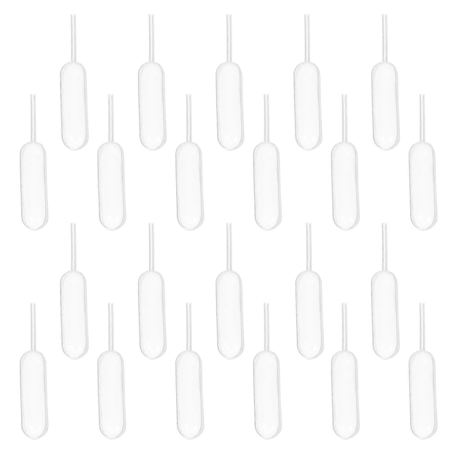 100Pcs Transparent Plastic Pipette for Accurate Liquid Transfer Experiment