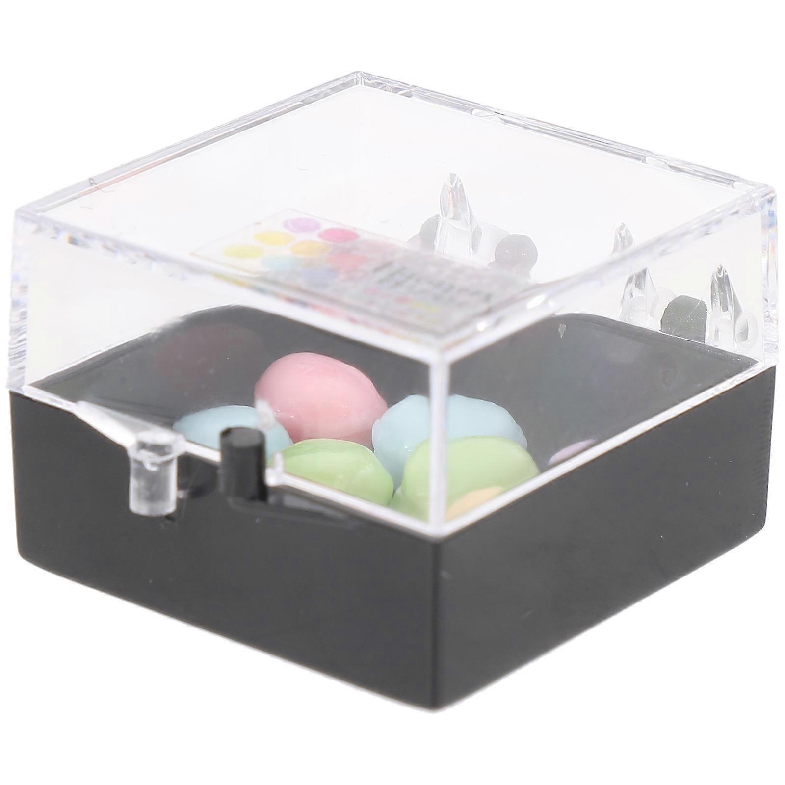 Doll House Macaron Miniature Dessert Model for 1 Box Assorted Colors