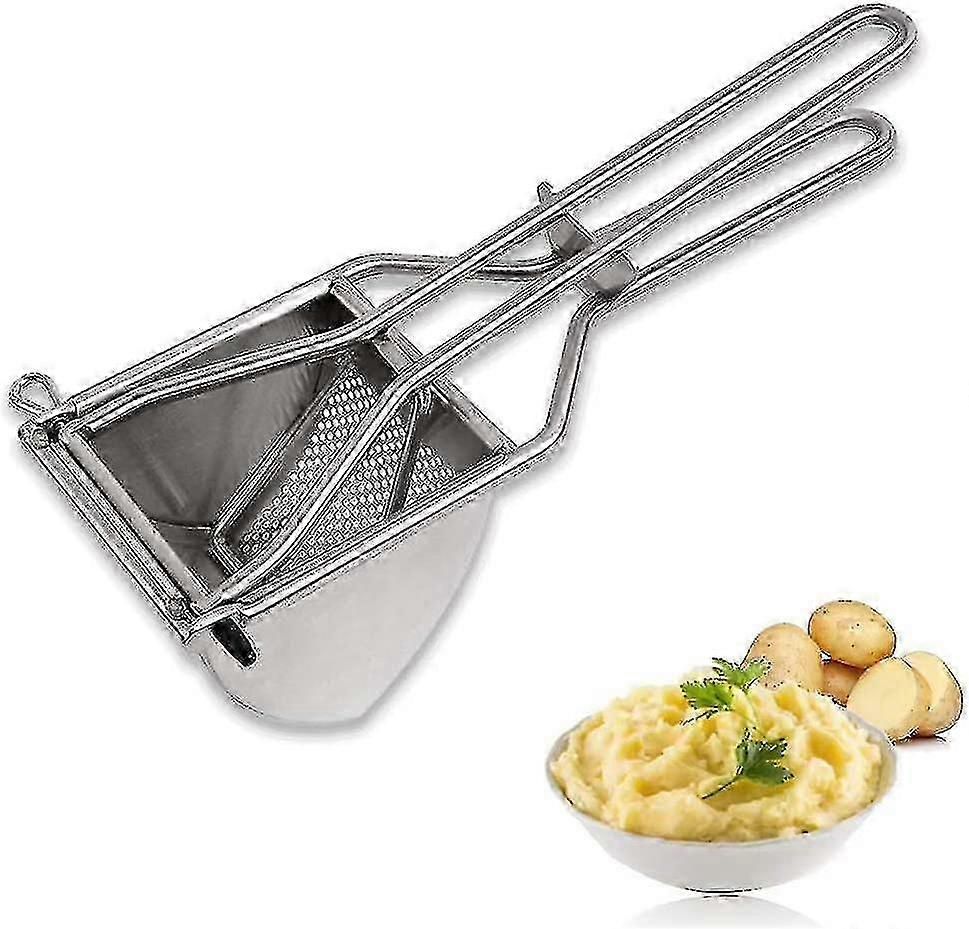 Kitchen tool for mashed potatoes, stainless steel ricer press