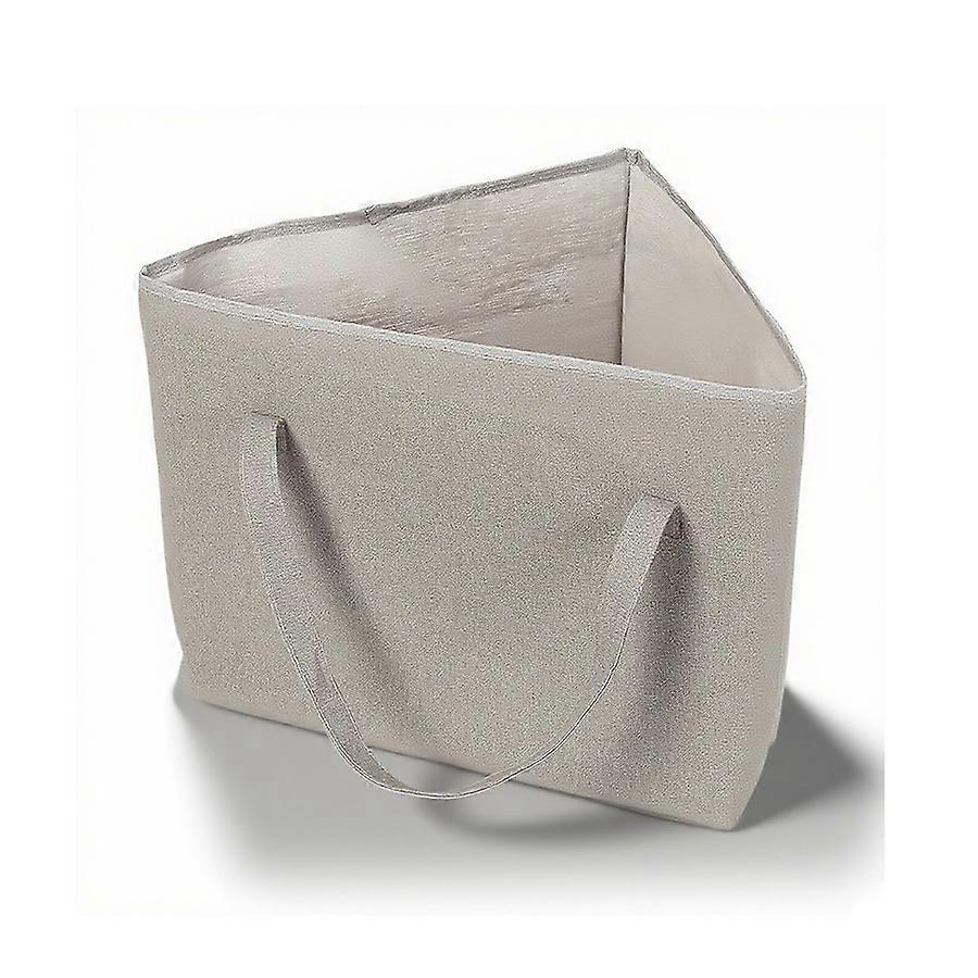 1pc Wardrobe Organizer, Triangular Storage Bag with Handle and Base for Space-Saving Clothes Hanger Storage