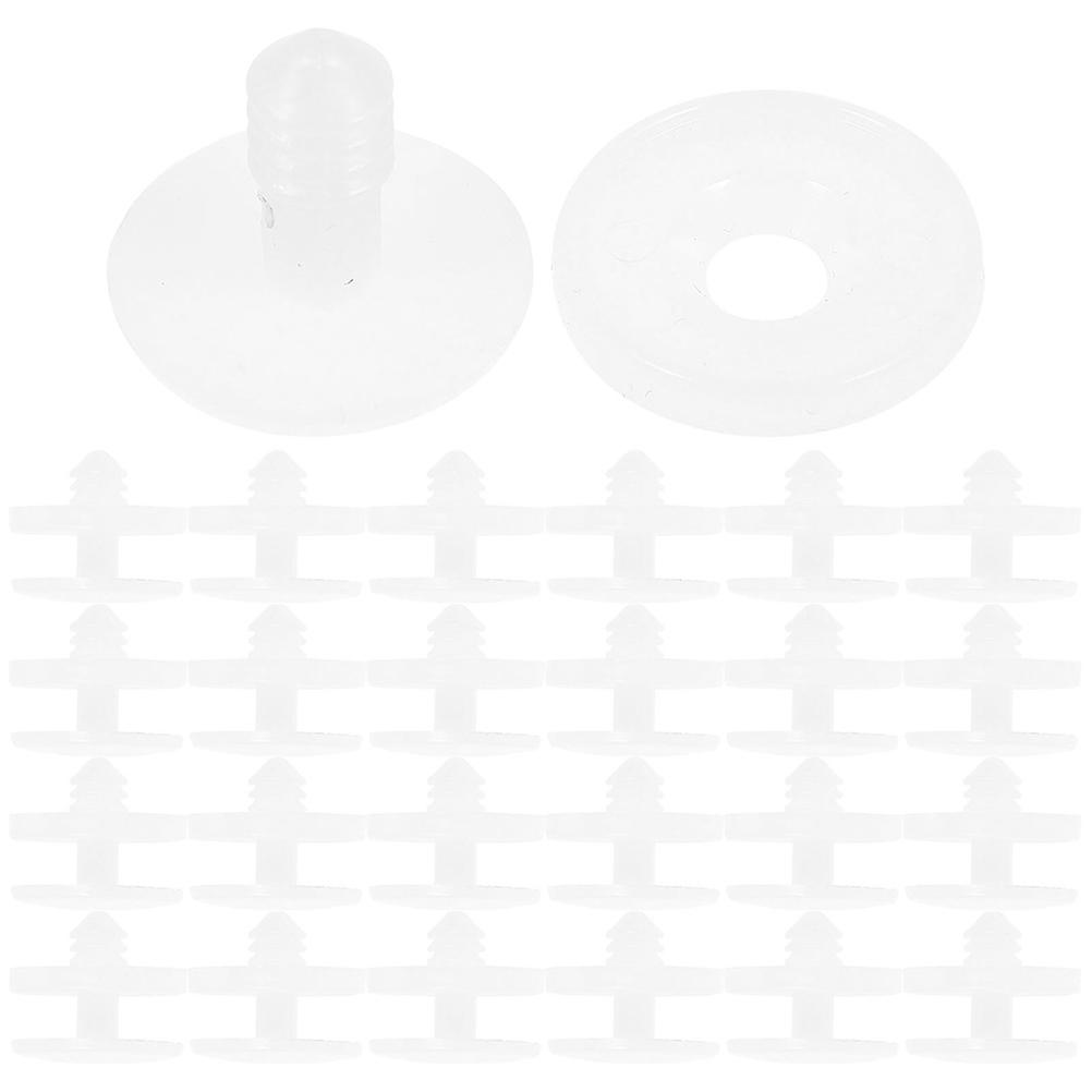 Plastic Doll Joints Flexible Connector Set for DIY 40Set Crafting Accessories