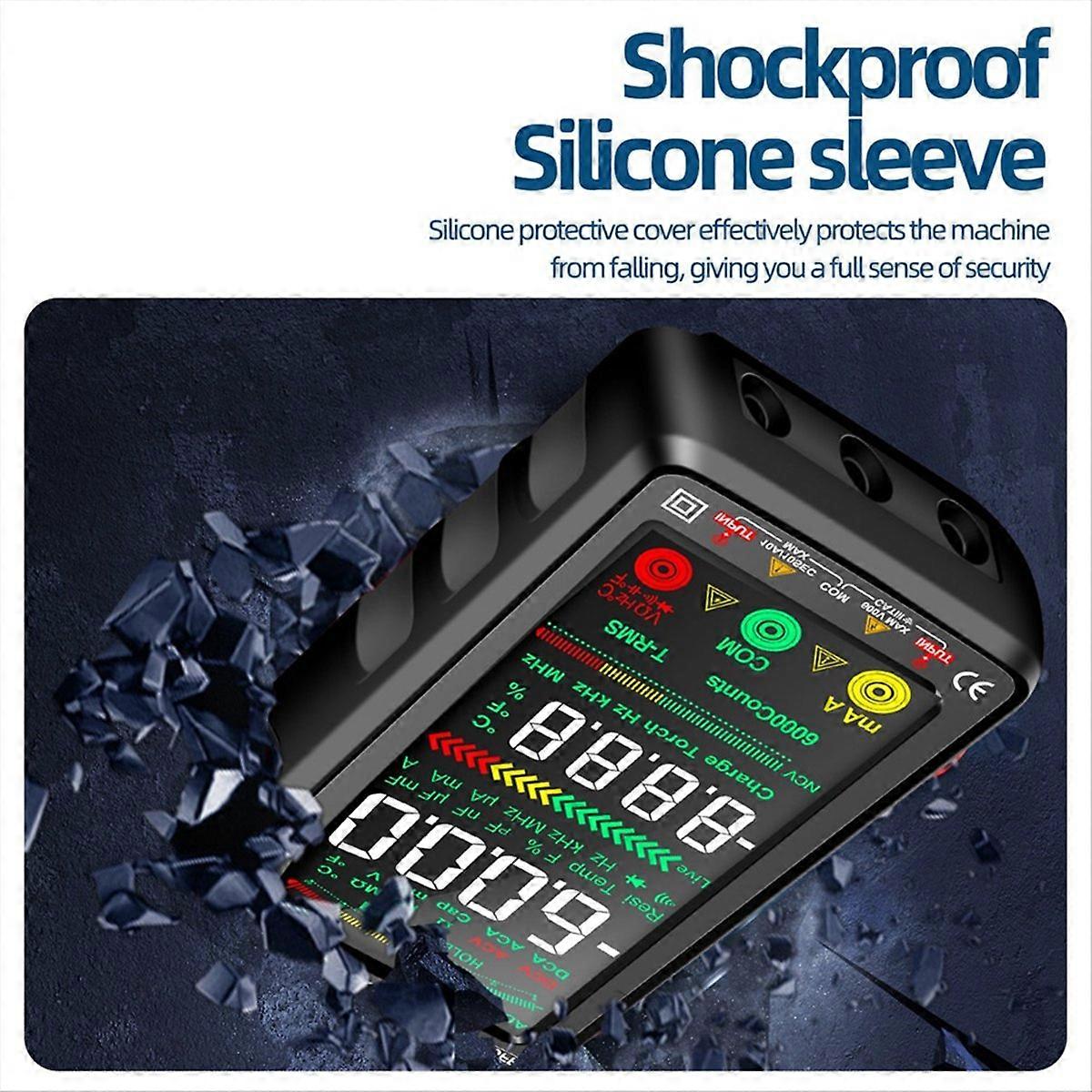  682 Professional Multimeter Ammeter Voltage Tester Black