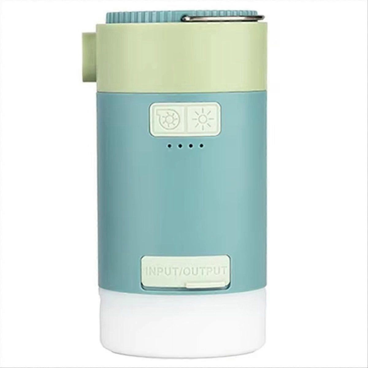 Versatile Electric Air Pump with LED Light, Compact for Camping, Inflatables, USB Charging,Ideal fo