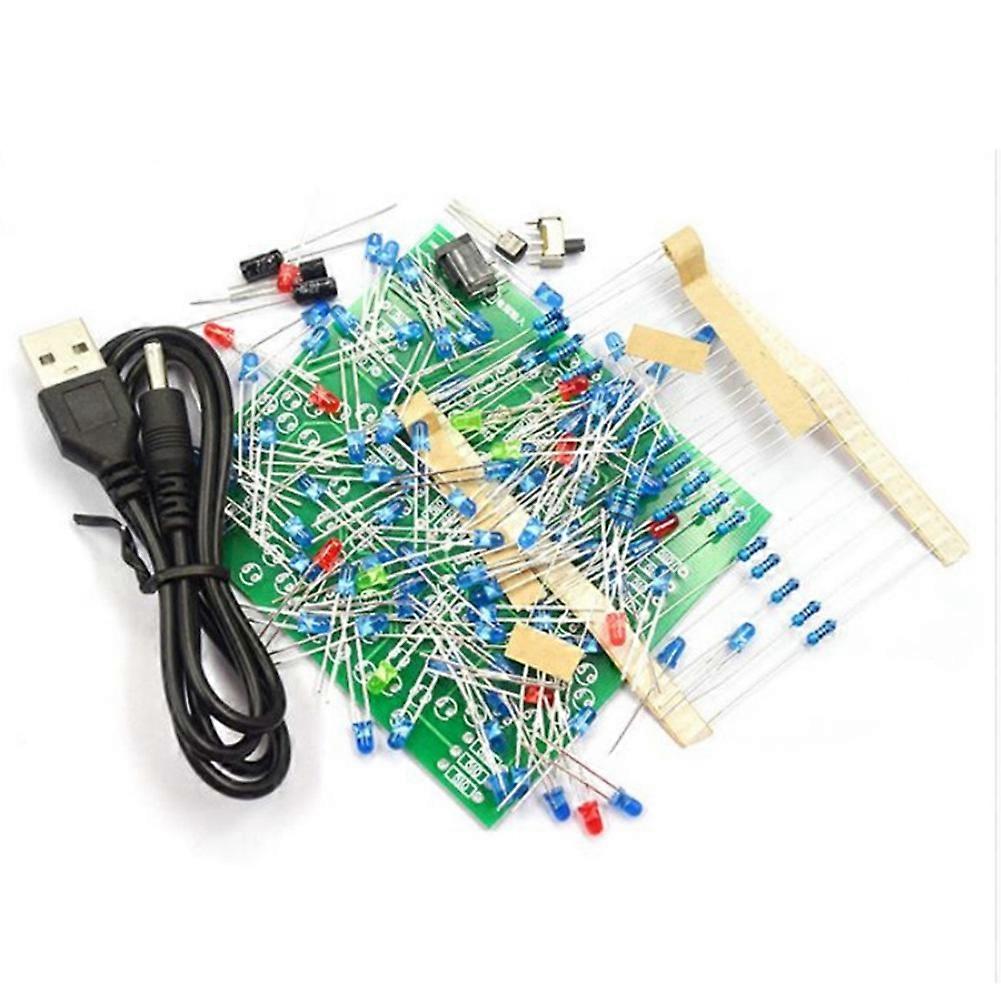 DIY Electronic Kit DC 4.5-5V Swing Wind Chime Windbell Soldering Project Practice Learning Kit, Without Case