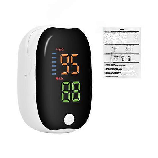 Blood Oxygen Meter Oximeter with Digital Display High Precision Compact Portable Non-Invasive Painless Blood Oxygen Monitor Clip