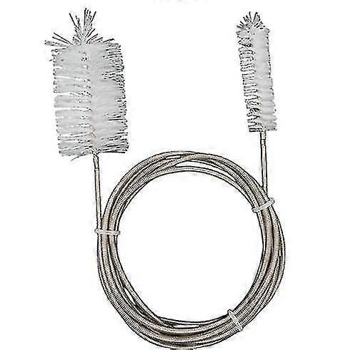 Fleksibel avløpsrensebørste i rustfritt stål for vannrør