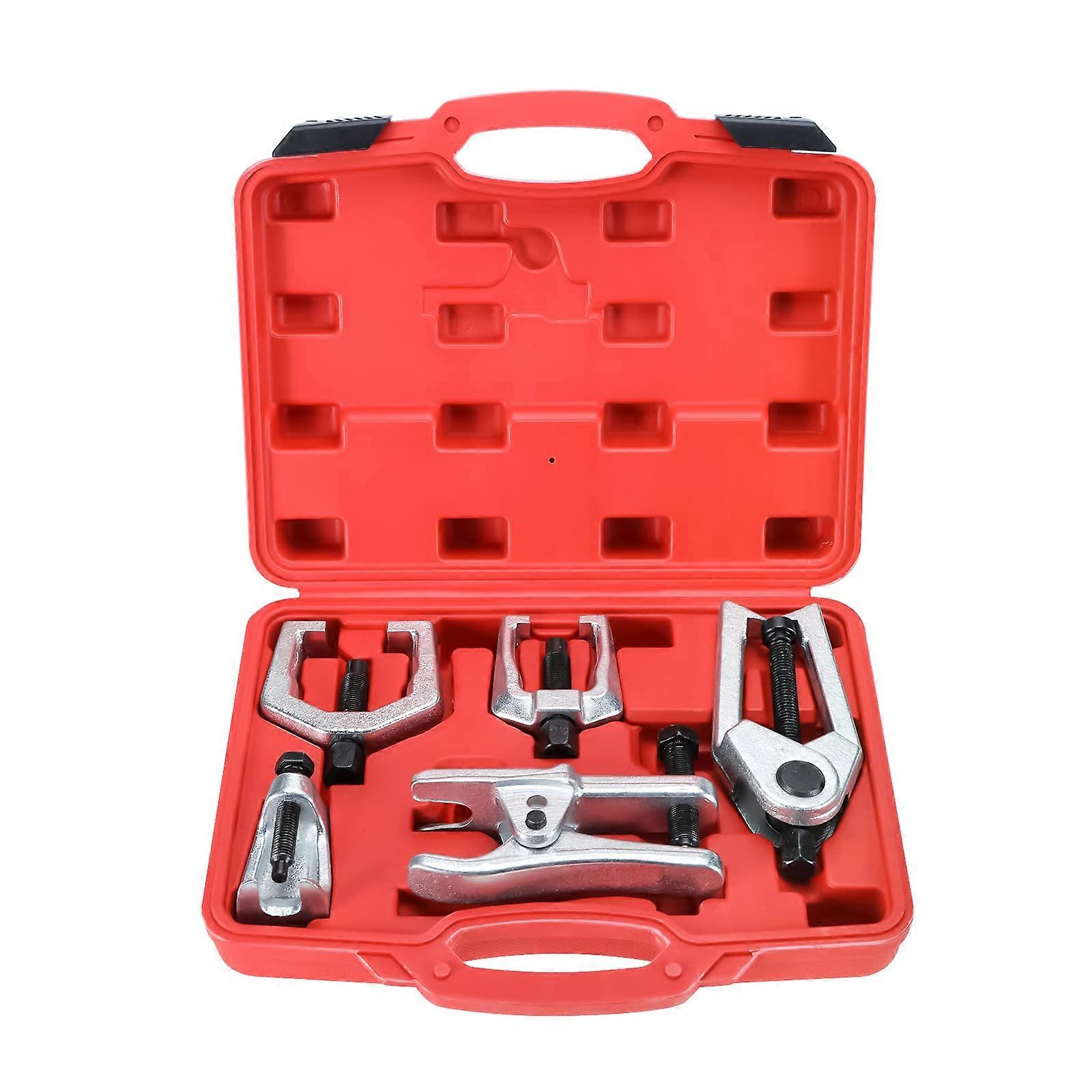 5 in 1 Ball Joint Separator Kit Heavy Duty Tie Rod Remover Front End Service Tool Set for Car SUV Truck