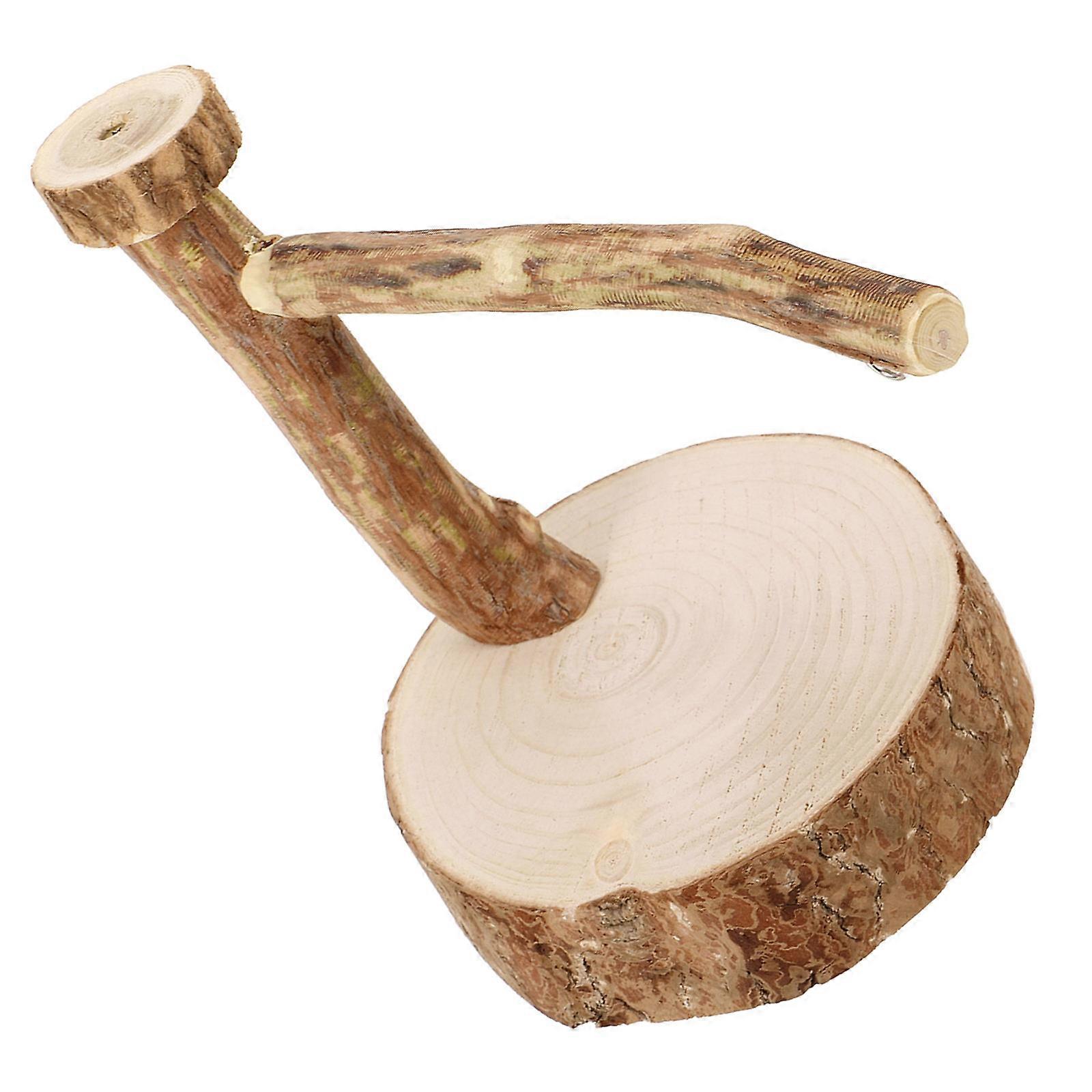 Wood Bird Perch Parrot Playstand for Supporting Use