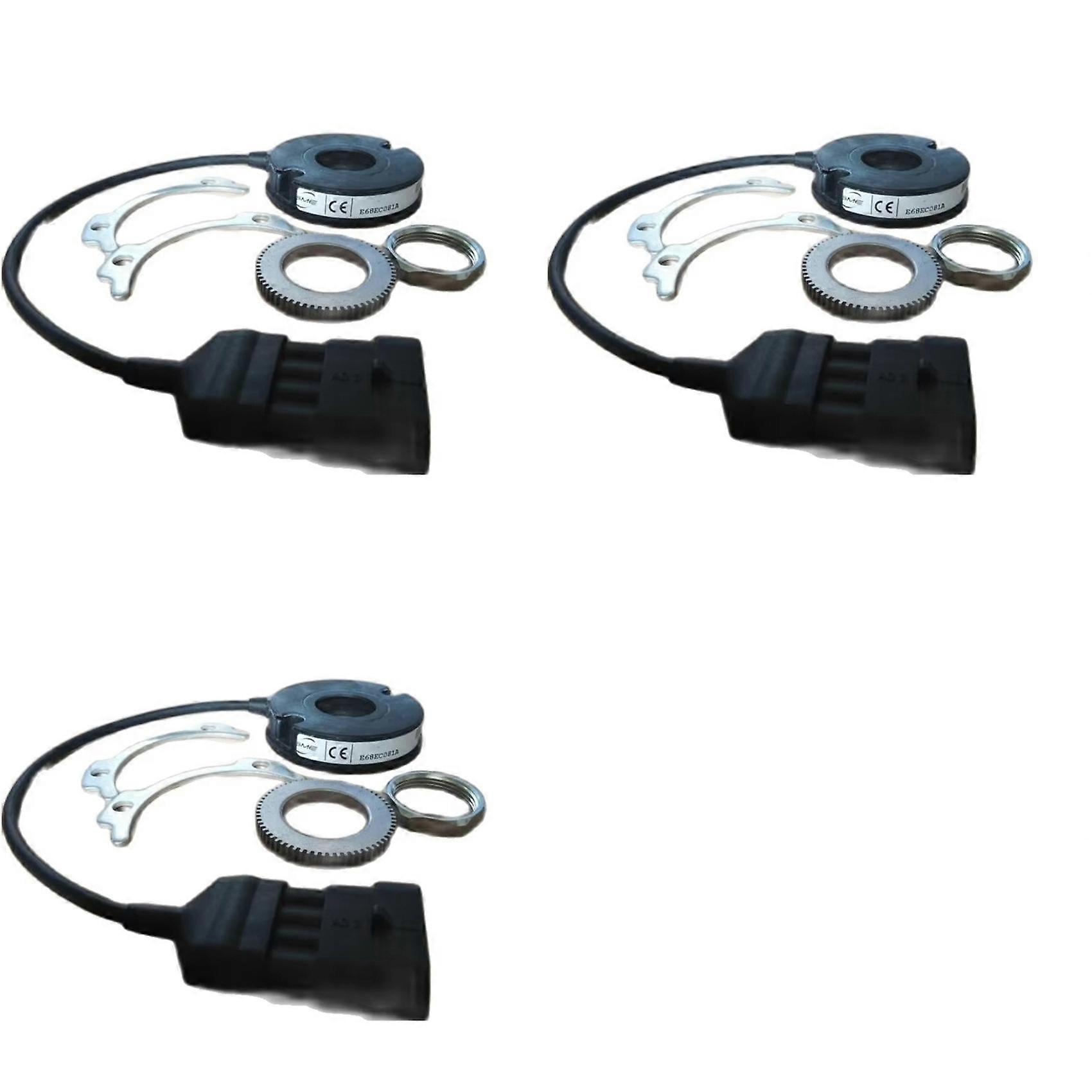 3X SME 4 Wire Speed Encoder Speed Sensor E68EC081A E68EC080A E68EC050A E68EC050A01 Compatible with Golf Cart Forklift Pallet