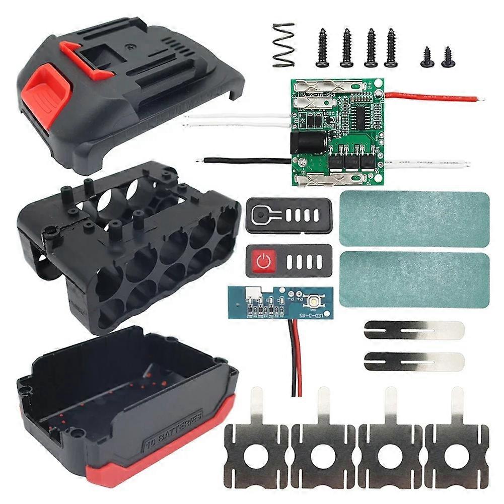 Li-Ion Battery Plastic Case Box Protection Circuit Board PCB for Lomvum Zhipu Hongsong Jingmi for Makita Lithium Battery