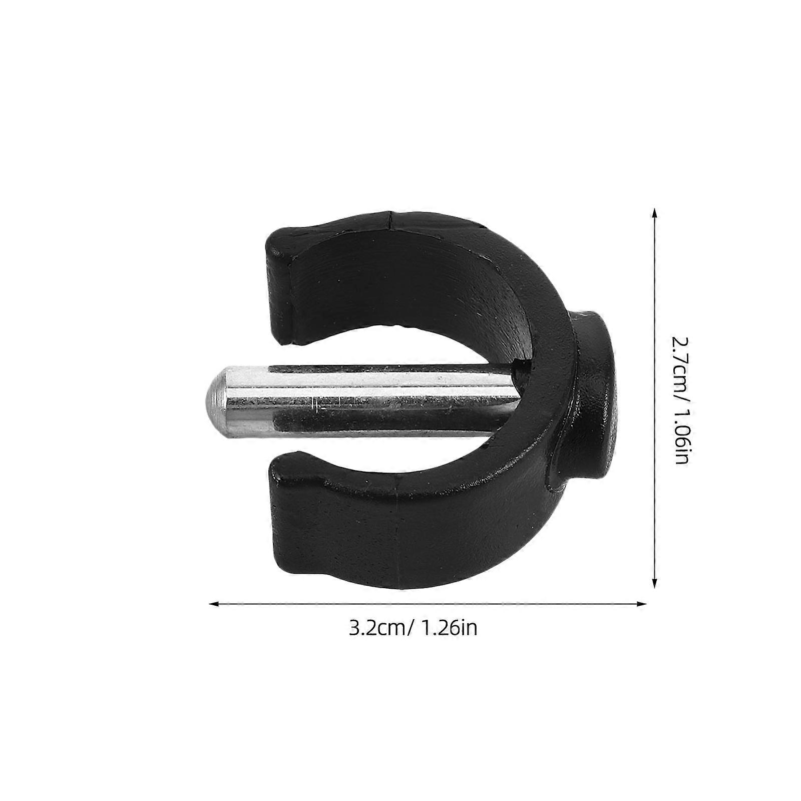 Cane Holder Clips for Walking Canes Locking Clips 4Pcs ABS Steel Material